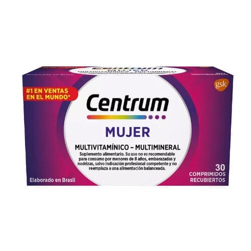 Centrum Mujer x 30 comprimidos. Farmex-Fonasa